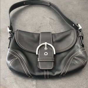 Small Coach leather shoulder bag